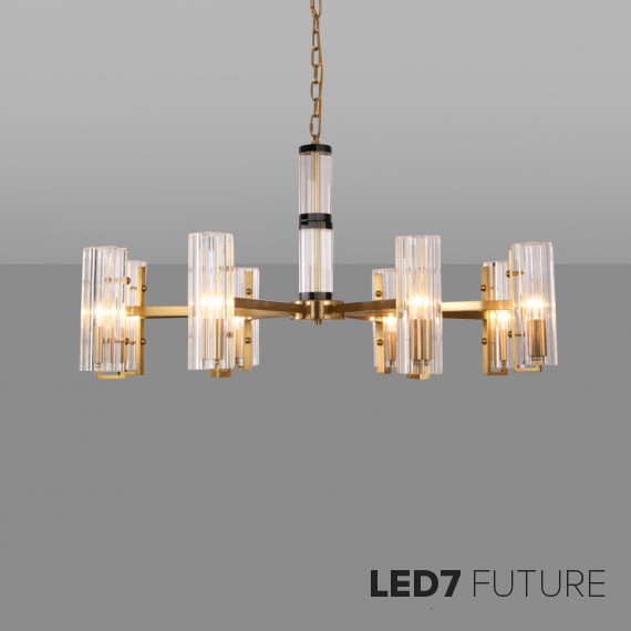 Ritz - Glass Tube Chandelier